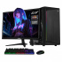 Computadora Xtreme PC Gaming Black, AMD Ryzen 3 3200G, 16GB, 500GB SSD, Wi-Fi, Windows 11 Prueba + Teclado/Mouse/Monitor de 23.8"