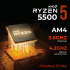 Computadora Gamer Xtreme PC Gaming CM-05497, AMD Ryzen 5 5500, NVIDIA GeForce RTX 5060, 16GB, 1TB SSD, Wi-Fi, Windows 11 Prueba + Teclado/Mouse/Monitor de 23.8" - Imagen adicional 5