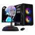 Computadora Xtreme PC Gaming CM-05769, AMD Ryzen 5 8600G, 16GB, 500GB SSD, Wi-Fi, Windows 11 Prueba + Teclado/Mouse/Monitor de 27"