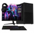 Computadora Xtreme PC Gaming CM-05141, AMD Ryzen 5 3400G, 16GB, 500GB SSD, Wi-Fi, Windows 10 Prueba + Teclado/Mouse/Monitor de 23.8"