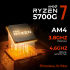 Computadora Xtreme PC Gaming CM-05518, AMD Ryzen 7 5700G, 16GB, 1TB SSD, Wi-Fi, Windows 11 Prueba + Teclado/Mouse/Monitor de 23.8" - Imagen adicional 5