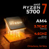 Computadora Gamer Xtreme PC Gaming CM-05831, AMD Ryzen 7 5700, NVIDIA GeForce RTX 5060, 16GB, 1TB SSD, Wi-Fi, Windows 11 Prueba + Teclado/Mouse/Monitor de 27" - Imagen adicional 5