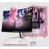 PC Gamer Completa Xtreme PC Gaming NVIDIA GeForce RTX 5060 TI AMD Ryzen 7 5700X 32GB SSD 1TB Monitor Curvo 27 180Hz Sistema Liquido WIFI Crystal Hive Pink