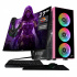 Computadora Xtreme PC Gaming Dragonfly Pink, AMD Ryzen 7 8700G, 16GB, 500GB SSD, Wi-Fi, Windows 11 Prueba + Teclado/Mouse/Monitor de 27"