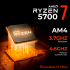 Computadora Gamer Xtreme PC Gaming CM-80116, AMD Ryzen 7 5700, AMD Radeon RX 9060, 16GB, 1TB SSD, Wi-Fi, Windows 11 Prueba + Teclado/Mouse/Monitor de 27" - Imagen adicional 5