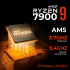 Computadora Xtreme PC Gaming XTPCR932GB5780MMDW, AMD Ryzen 9 7900, 16GB, 1TB SSD, Wi-Fi, Windows 11 Prueba + Teclado/Mouse/Monitor de 27" - Imagen adicional 4