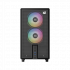Gabinete Xyz ATOM, Micro-Tower, Micro-ATX/Mini-ITX, USB 2.0/3.0, sin Fuente, 3 Ventiladores Instalados, Negro - Imagen adicional 1