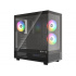 Gabinete Xyz AURORAX 50, Midi-Tower, ATX/EATX/Micro-ATX/Mini-ITX, USB 3.0, sin Fuente, 3 Ventiladores Instalados, Negro