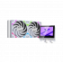 Xyz HYDROVIEW AIO 240 Enfriamiento Líquido para CPU, 2x 120mm, hasta 2000RPM, Blanco