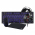 Kit Gamer de Teclado y Mouse XZEAL incluye Teclado XST-200 + Mouse XST-200 + Diadema RGB + Mousepad, Alámbrico, USB, Nergro (Español)  2