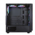 Gabinete Xzeal XZ115 con Ventana LED RGB, ATX/Micro ATX/Mini-ATX, USB 2.0/3.0, sin Fuente, 3 Ventiladores Instalados (2x RGB), Negro  2