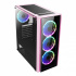 Gabinete Xzeal XZ110-1, Midi-Tower, ATX/Micro-ATX/Mini-ITX, USB 2.0/3.0, sin Fuente, 3 Ventiladores Instalados, Rosa  3
