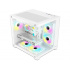 Gabinete Xzeal Panzer II Cubo, Mini-Tower, Micro-ATX, USB 2.0/3.0, sin Fuente, 3 Ventiladores Instalados, Blanco  2