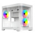 Gabinete Xzeal XZGAMC3W, Midi-Tower, Micro-ATX/Mini-ITX, USB 2.0, sin Fuente, 3 Ventiladores Instalados, Blanco  1