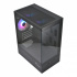 Gabinete Xzeal X-Zynergy, Midi-Tower, Micro-ATX/Mini-ITX, USB 2.0/3.0, sin Fuente, 3 Ventiladores Instalados, Negro  2