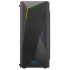 Gabinete Yaguaret Jaguar Warrior Strike con Ventana LED RGB, Midi-Tower, ATX/ITX/MICRO ATX, USB 2.0/3.2, sin Fuente, Negro  2