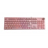 Teclado Gamer Yaguaret Hidra RGB, Teclado Mecánico, Switch Blue, Inalámbrico, Rosa (Español) ― incluye Mouse Gettech