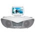 Yes Radiograbadora DVY20, DVD con Pantalla 7'', USB 2.0, Blanco