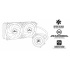 Yeyian VATN 2400 Enfriamiento Líquido para CPU, 2x 120mm, 600-1800RPM  4
