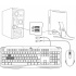 Kit de Teclado y Mouse Yeyian Phoenix 1001, Alámbrico, USB, Negro (Español)  5
