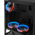 Gabinete Yeyian Krypton, Midi-Tower, ATX/Micro-ATX, USB 3.0, sin Fuente, 3 Ventiladores Instalados, Negro  6