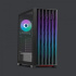 Gabinete Yeyian Phoenix con Ventana, Midi-Tower, ATX/Micro-ATX/Mini-ITX, USB 3.2, sin Fuente, 4 Ventiladores ARGB Instalados, Negro  3