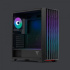 Gabinete Yeyian Phoenix, Midi-Tower, ATX/Micro-ATX/Mini-ITX, USB 3.0, sin Fuente, 4 Ventiladores Instalados, Negro - Imagen adicional 3