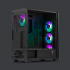 Gabinete Yeyian Phoenix, Midi-Tower, ATX/Micro-ATX/Mini-ITX, USB 3.0, sin Fuente, 4 Ventiladores Instalados, Negro - Imagen adicional 4
