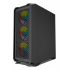 Gabinete Yeyian VAULT, Midi-Tower, ATX/Micro-ATX/Mini-ITX, USB 2.0/3.0, sin Fuente, 4 Ventiladores Instalados, Negro  3