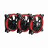 Ventilador Yeyian Typhoon, 3x 120mm, 1500RPM, Negro  2