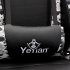 Yeyian Silla Gamer Ryuji Snow Camouflage, hasta 150kg, Negro/Blanco  6