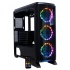 Gabinete Yeyian Knight 2200 con Ventana RGB, Full-Tower, ATX, USB 3.0, sin Fuente, Negro