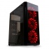 Gabinete Yeyian Mayhem 1200 con Ventana LED Rojo, Midi-Tower, ATX, USB 3.0, sin Fuente, Negro  2