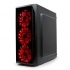 Gabinete Yeyian Mayhem 1200 con Ventana LED Rojo, Midi-Tower, ATX, USB 3.0, sin Fuente, Negro  3