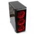Gabinete Yeyian Mayhem 1200 con Ventana LED Rojo, Midi-Tower, ATX, USB 3.0, sin Fuente, Negro  4