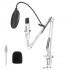 Yeyian Kit Microfono para Streaming Agile NL, USB, Blanco ― incluye Soporte de Brazo, Soporte U de Escritorio, Filtro, Abrazadera y Cable USB  5