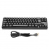 Teclado Gamer Yeyian AKIL S3500 LED RGB, Teclado Mecánico, Outemu Blue, Inalámbrico, USB/Bluetooth, Negro, Español   3