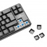 Teclado Gamer Yeyian AKIL S3500 LED RGB, Teclado Mecánico, Outemu Blue, Inalámbrico, USB/Bluetooth, Negro, Español   5