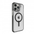 Zagg Funda Santa Cruz Snap con MagSafe para iPhone 15 Pro Max, Transparente/Negro  2