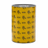 Cinta Zebra Ribbon con Resina 6200 Amarillo, 83.05mm x 450m, 6 Rollos