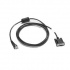 Zebra Cable RS232, MC90XX, Negro  1