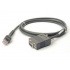 Zebra Cable de Poder RS232 Macho - DB9 Hembra, 2.1 Metros, Gris  1