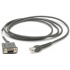Zebra Cable RS232 Hembra, 2 Metros, Gris, para MT2000  1