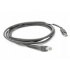 Zebra Cable USB Macho - EAS Macho, 2.1 Metros, Negro  1