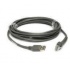 Zebra Cable USB A para DS7708, 4.6 Metros, Negro  1