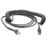 Zebra Cable USB A, 2.8 Metros, Negro  1