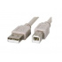 Zebra Cable para Impresora USB-A Macho - USB-B Macho, 3 Metros, Blanco  1