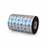 Zebra Cinta de Cera LA01600BK11045, 25 mm de Diámetro Interno, 110 mm x 450 Metros, 18 Rollos