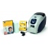 Zebra QuikCard ID Solution, Impresora de Tarjetas ZXP3, Color, Gris/Blanco  1
