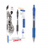 Zebra Papeleria Bolígrafo de Gel Sarasa, Punto Mediano 0.7mm, Azul, 6 Piezas  1